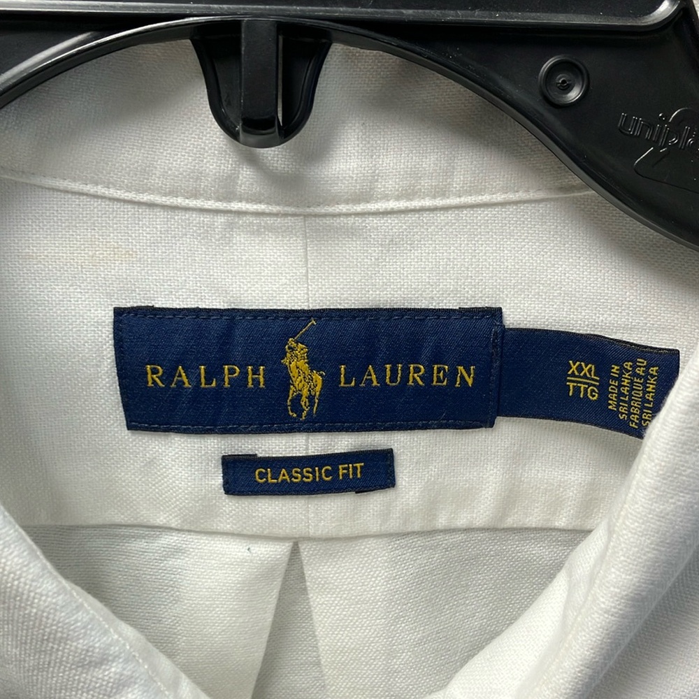 Ralph Lauren White Classic Fit Men's Shirt